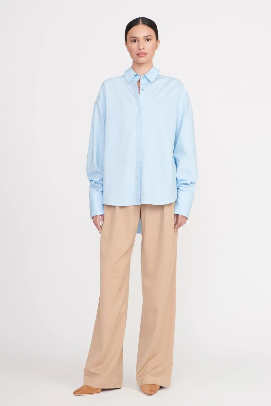 STAUD COLTON SHIRT FRENCH BLUE FRENCHBLUE Sale