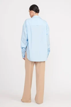 STAUD COLTON SHIRT FRENCH BLUE FRENCHBLUE Sale