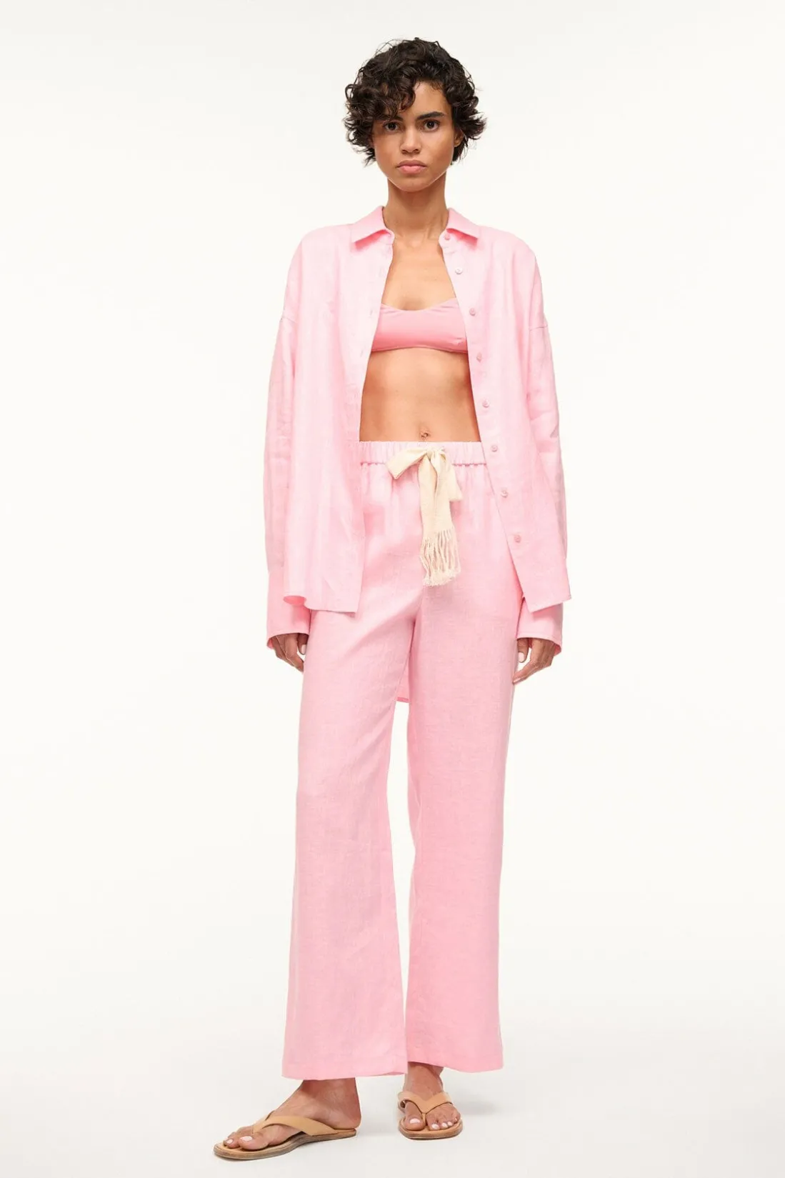 STAUD COLTON SHIRT PEARL PINK PEARLPINK Online