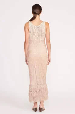 STAUD CONSTANZA DRESS  BEIGE MULTI BEIGEMULTI Best