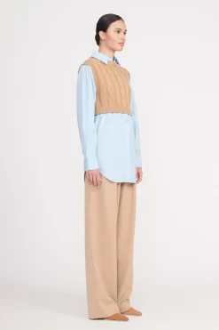 STAUD COOPER TOP CAMEL FRENCH BLUE CAMELFRENCHBLUE Online
