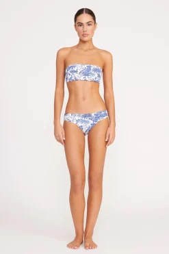STAUD CORSAGE BIKINI BOTTOM  BLUE TOILE BLUETOILE Best