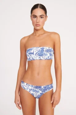 STAUD CORSAGE BIKINI BOTTOM  BLUE TOILE BLUETOILE Best