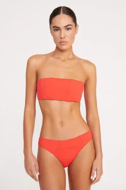 STAUD CORSAGE BIKINI BOTTOM  RED ROSE REDROSE Clearance
