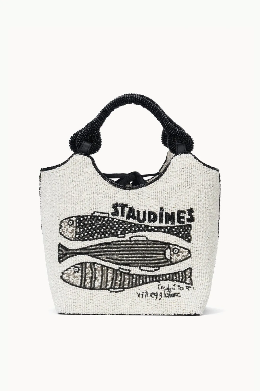 STAUD COTE BEADED BAG INES CREAM STAUDINESCREAM Discount