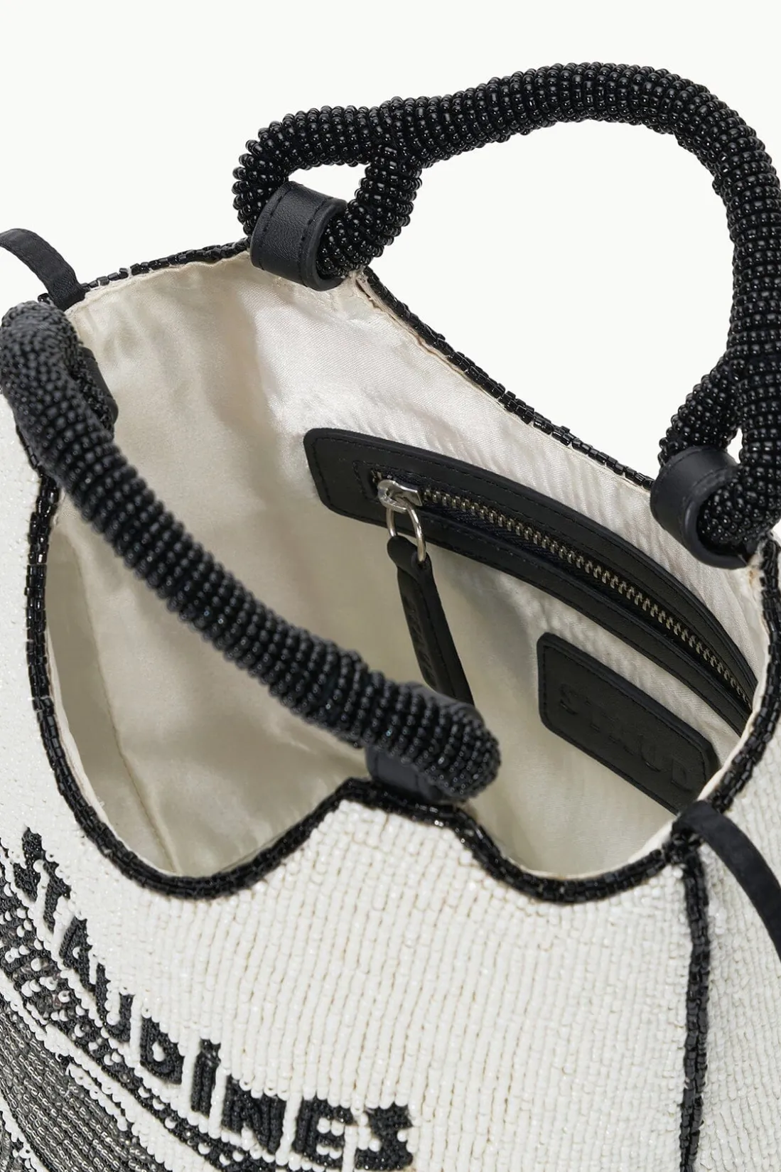 STAUD COTE BEADED BAG INES CREAM STAUDINESCREAM Discount