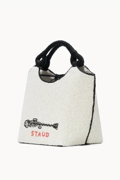 STAUD COTE BEADED BAG INES CREAM STAUDINESCREAM Discount