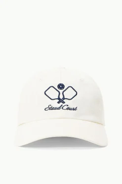 STAUD COURT HAT   WHITE Discount