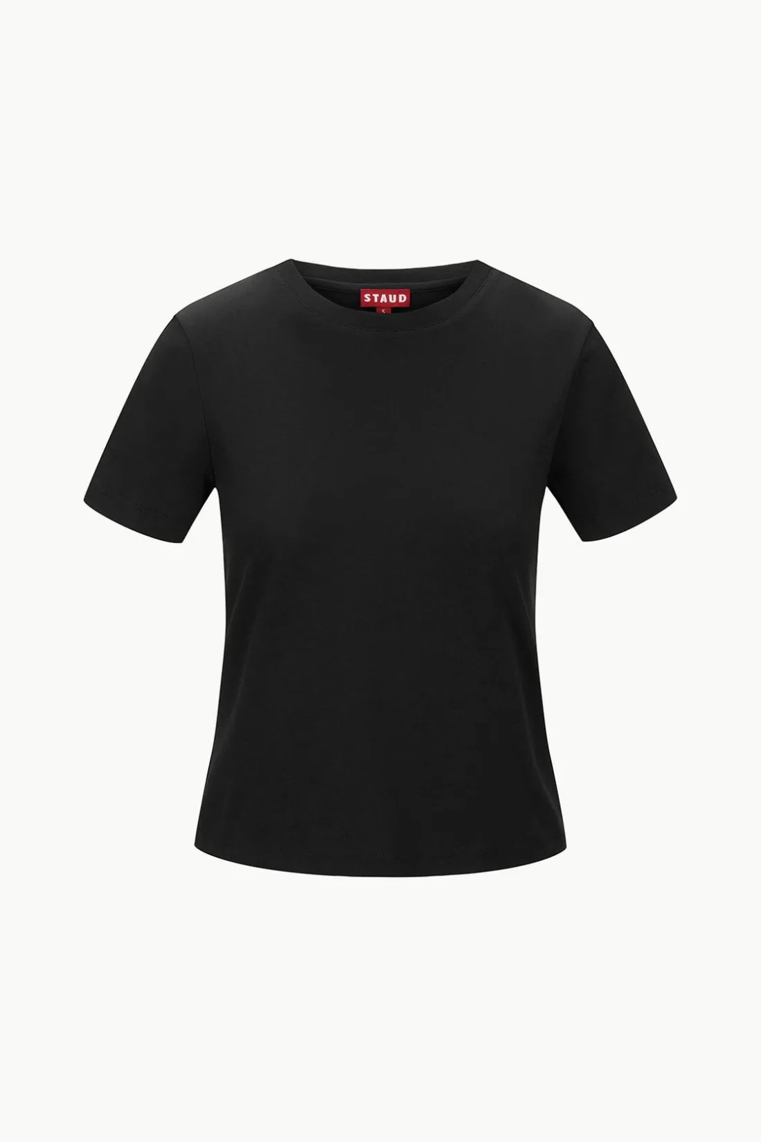 STAUD CREW NECK T SHIRT BLACK New