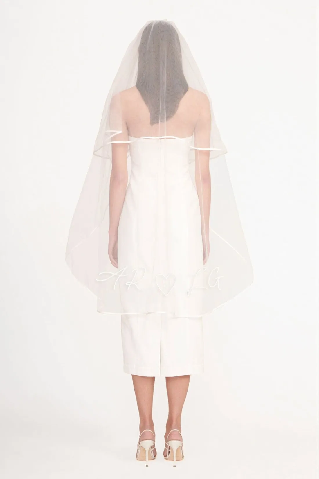 STAUD CUSTOM EMBROIDERED INITIALS VEIL Online