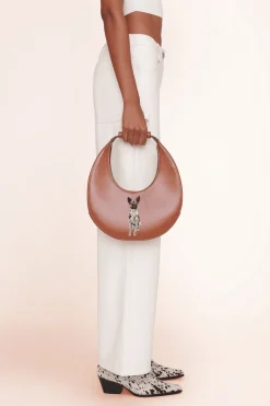 STAUD CUSTOM MOON BAG TAN Clearance