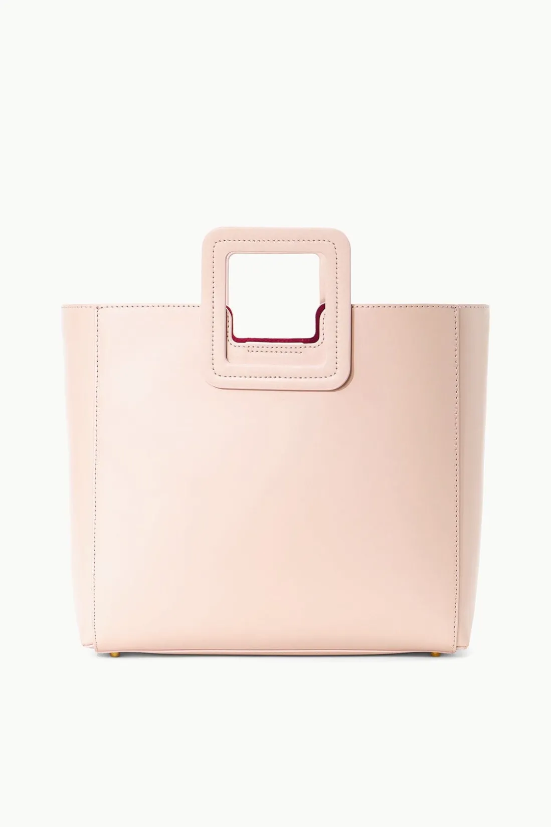 STAUD CUSTOM SHIRLEY LEATHER BAG BLUSH New