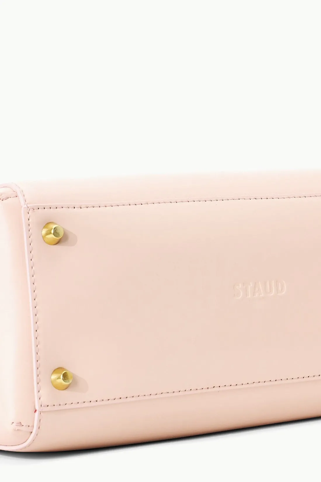STAUD CUSTOM SHIRLEY LEATHER BAG BLUSH New