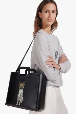 STAUD CUSTOM SHIRLEY LEATHER BAG BLACK Online