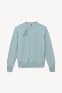 STAUD CUSTOM x C.BONZ CASHMERE SWEATER  LIGHT BLUE LIGHTBLUE Discount