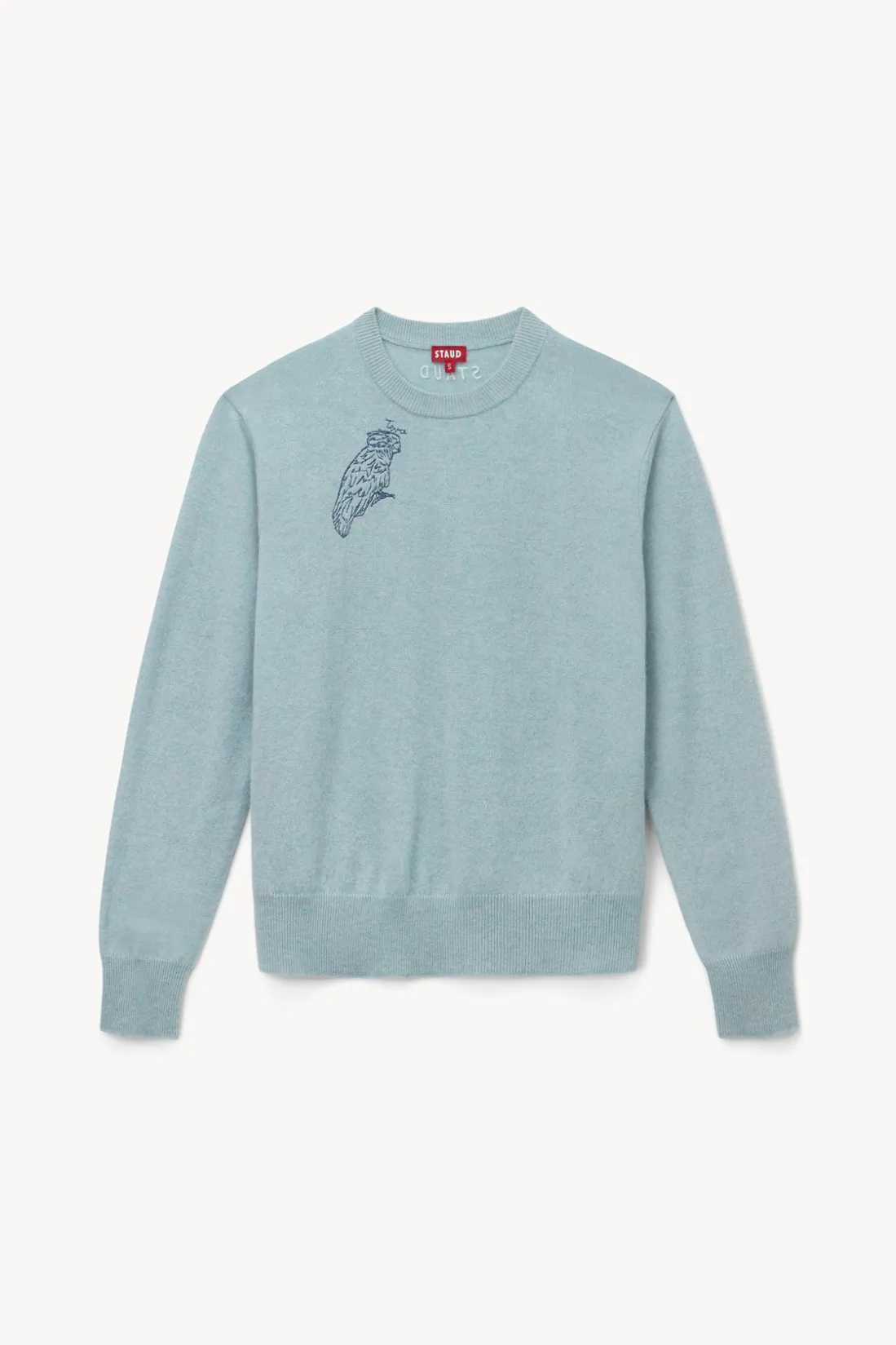 STAUD CUSTOM x C.BONZ CASHMERE SWEATER LIGHT BLUE LIGHTBLUE Discount