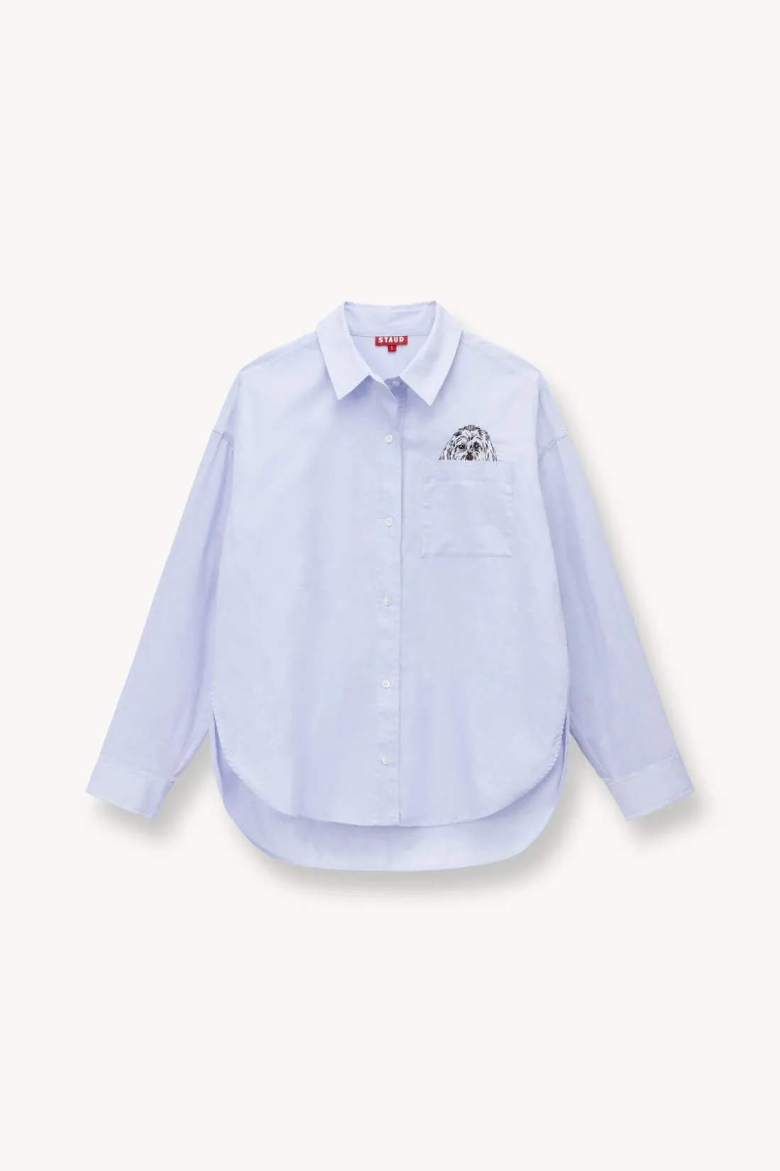 STAUD CUSTOM x C.BONZ CLASSIC OVERSIZED SHIRT OXFORD BLUE OXFORDBLUE Hot