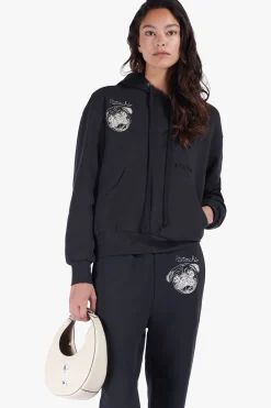 STAUD CUSTOM x C.BONZ HOODED SWEATSHIRT   BLACK Clearance