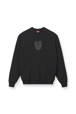 STAUD CUSTOM x C.BONZ OVERSIZED SWEATSHIRT   BLACK