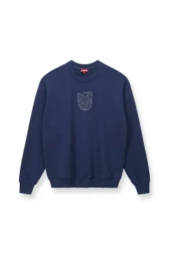 STAUD CUSTOM x C.BONZ OVERSIZED SWEATSHIRT NAVY