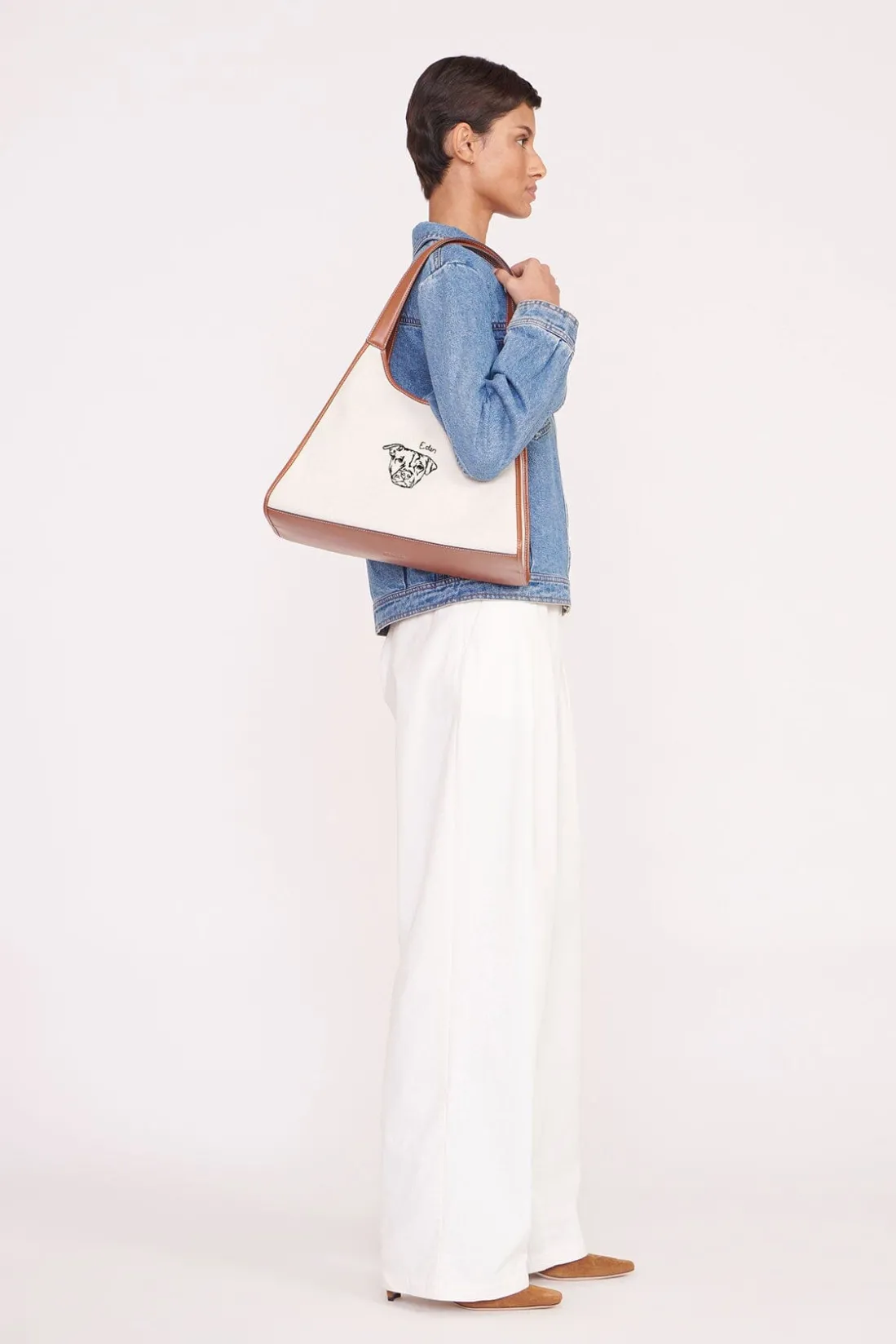 STAUD CUSTOM x C.BONZ SOFT REY BAG CREAM TAN CREAMTAN Clearance