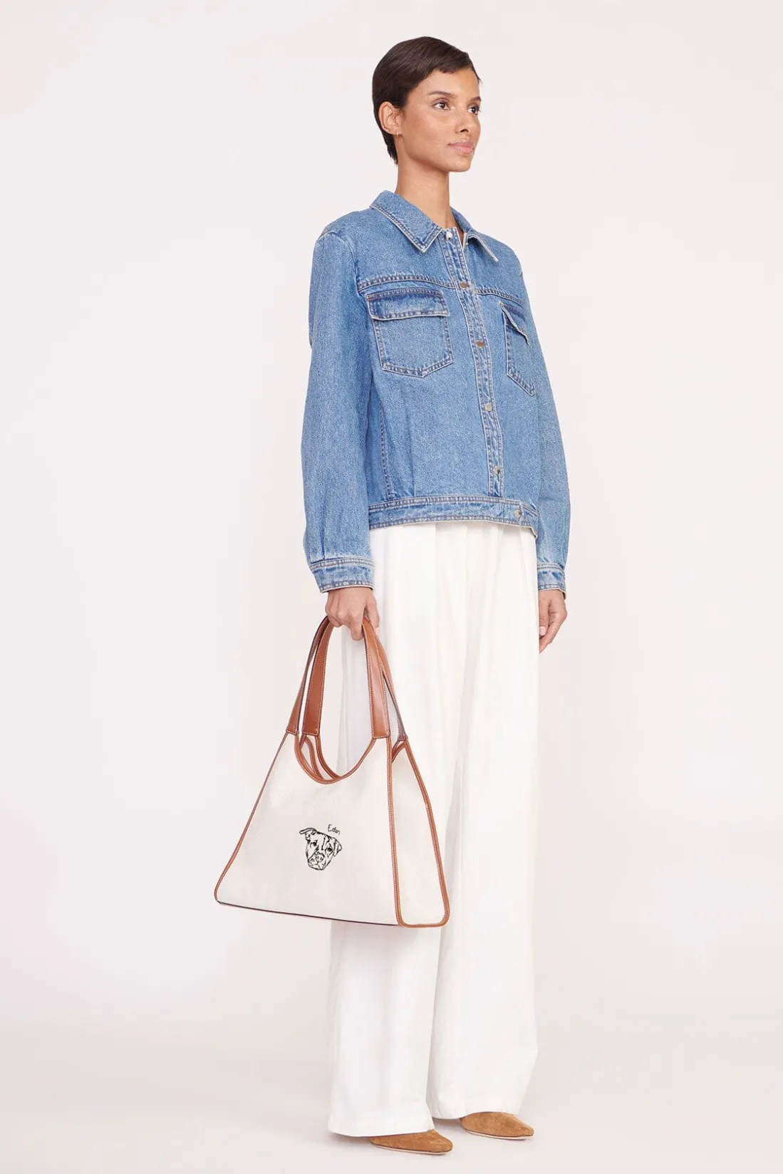 STAUD CUSTOM x C.BONZ SOFT REY BAG CREAM TAN CREAMTAN Clearance