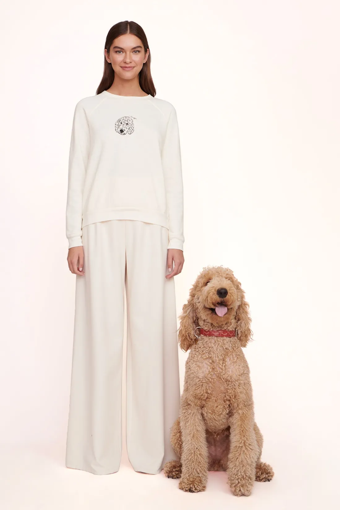 STAUD CUSTOM x C.BONZ SWEATSHIRT CREAM Clearance