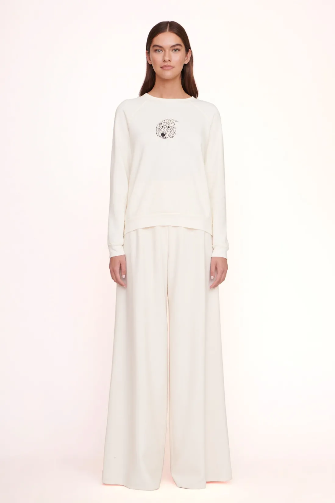 STAUD CUSTOM x C.BONZ SWEATSHIRT CREAM Clearance