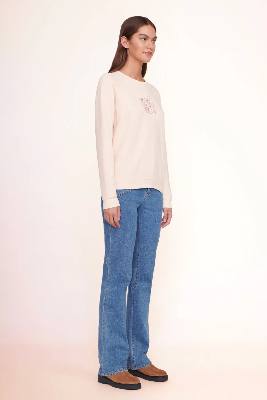 STAUD CUSTOM x C.BONZ SWEATSHIRT PINK Best