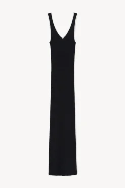 STAUD DANA DRESS BLACK BLACKWHITE New