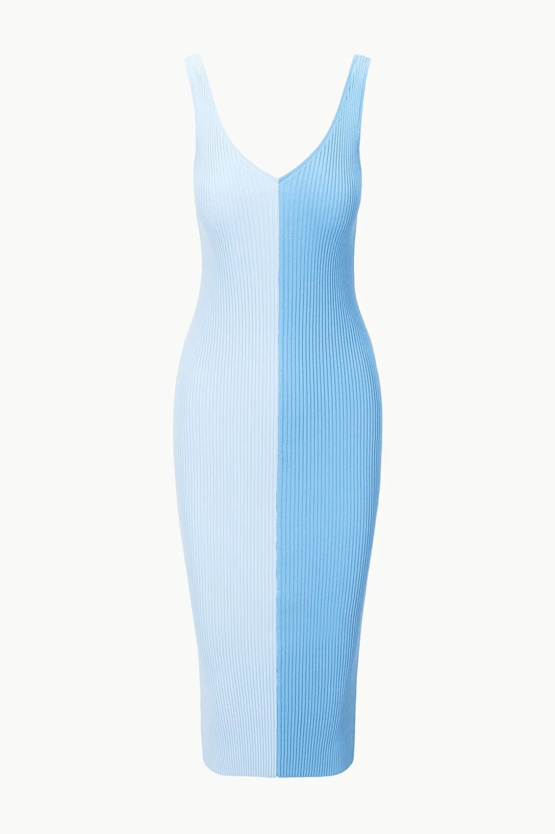 STAUD DANA DRESS PERIWINKLE MULTI PERIWINKLEMULTI
