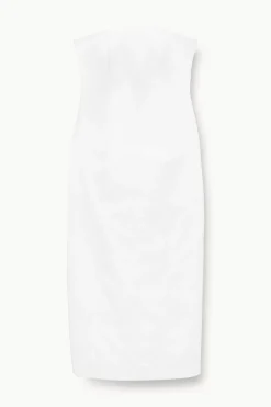 STAUD DANIELA DRESS WHITE New