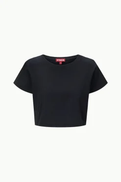 STAUD DEAN T-SHIRT BLACK Hot
