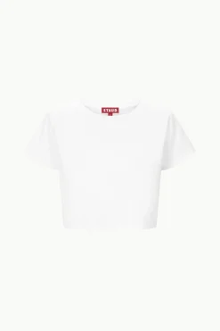 STAUD DEAN T-SHIRT   WHITE New