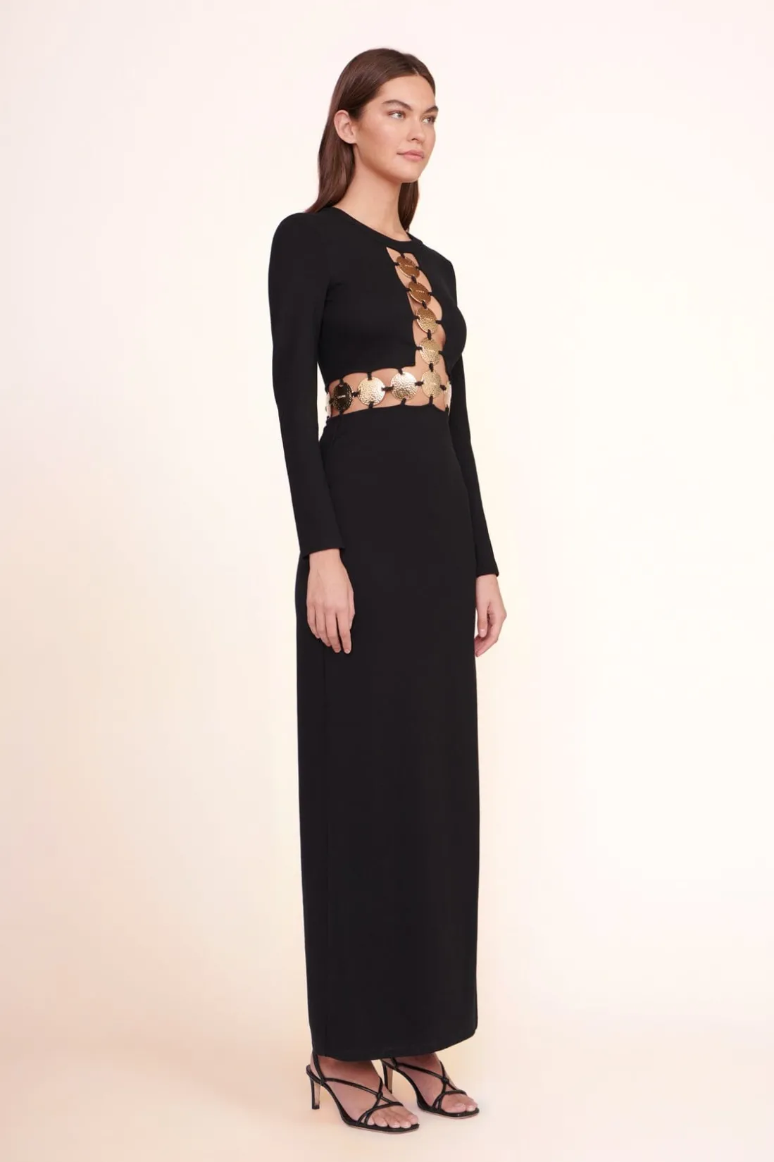 STAUD DELPHINE DRESS BLACK Outlet