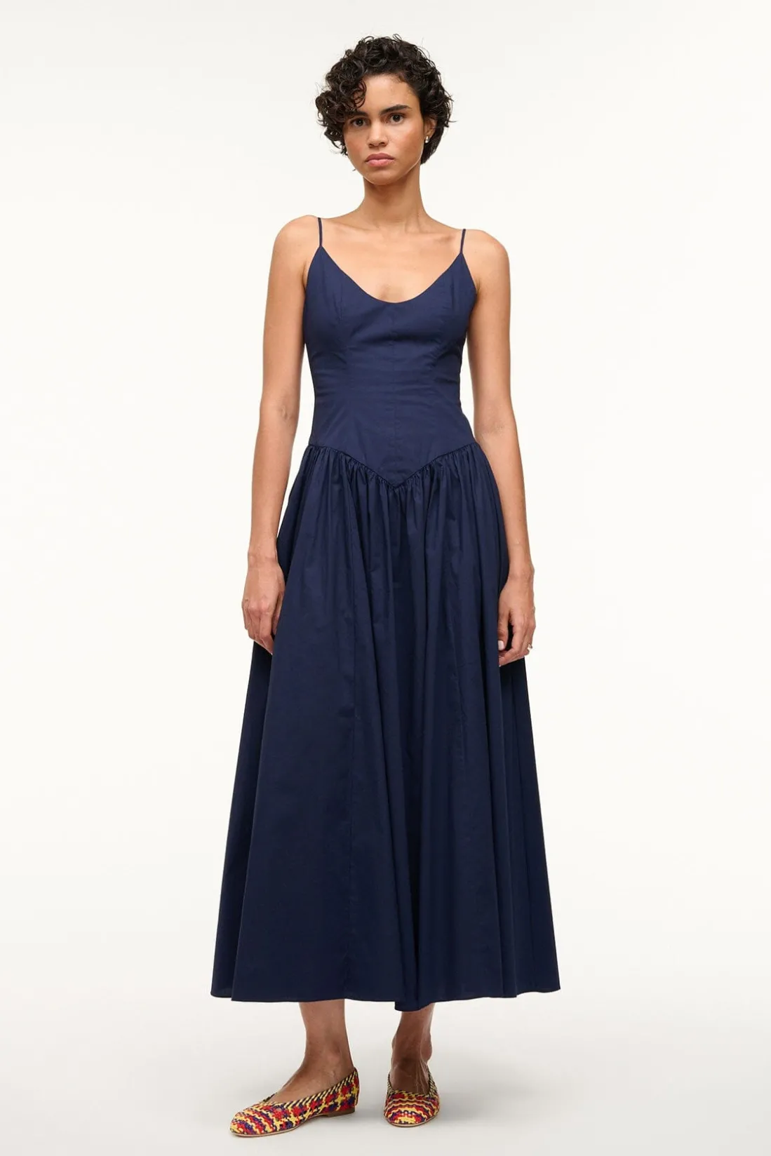 STAUD DENA DRESS NAVY Online