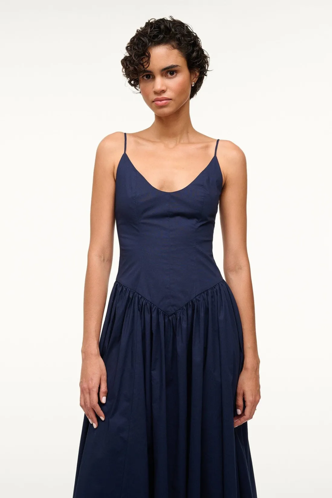 STAUD DENA DRESS NAVY Online