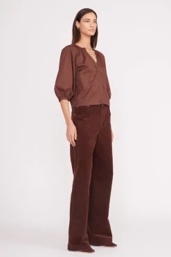 STAUD DILL TOP   MAHOGANY Discount