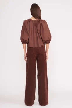 STAUD DILL TOP   MAHOGANY Discount