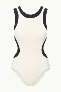 STAUD DOLCE ONE PIECE  IVORY BLACK IVORYBLACK Sale