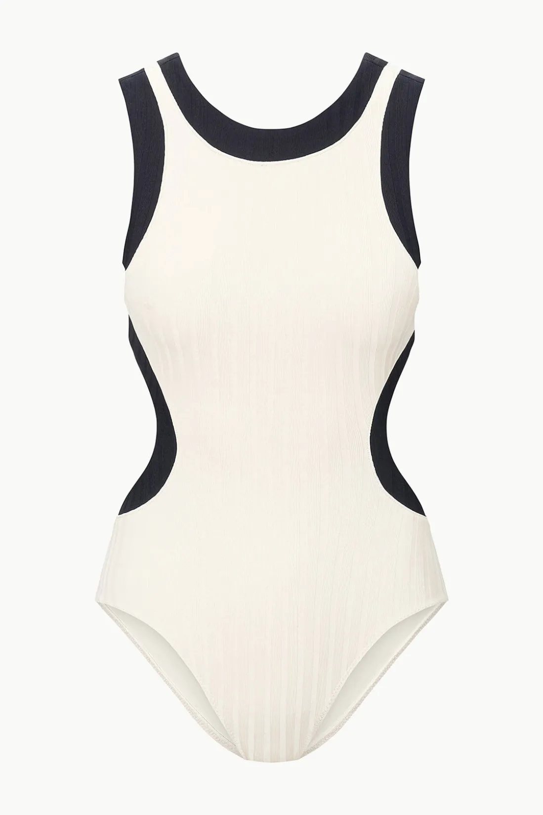 STAUD DOLCE ONE PIECE IVORY BLACK IVORYBLACK Sale