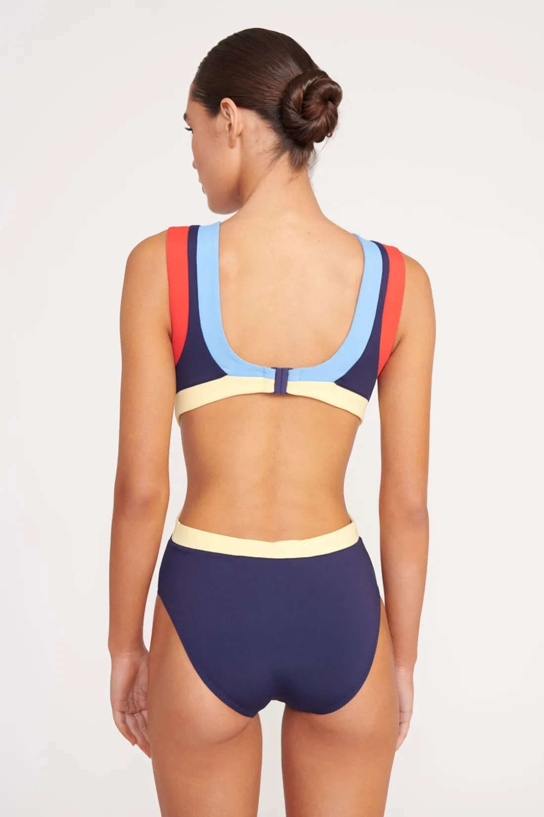 STAUD DOLCE ONE PIECE NAVY COLORBLOCK NAVYCOLORBLOCK Clearance