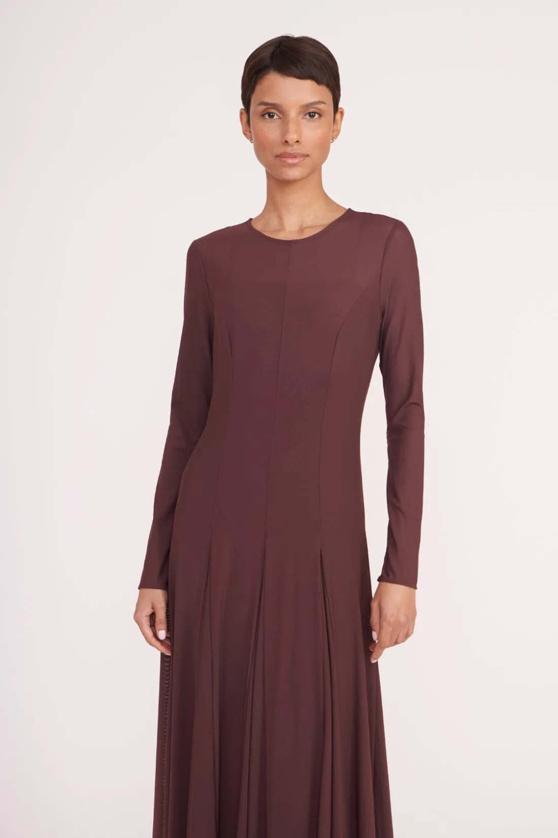 STAUD DONOVAN DRESS BARK Online