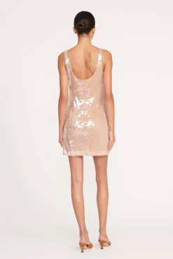 STAUD ECLIPSE DRESS   BEIGE Clearance
