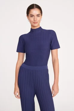 STAUD ELEANOR TOP   NAVY Outlet