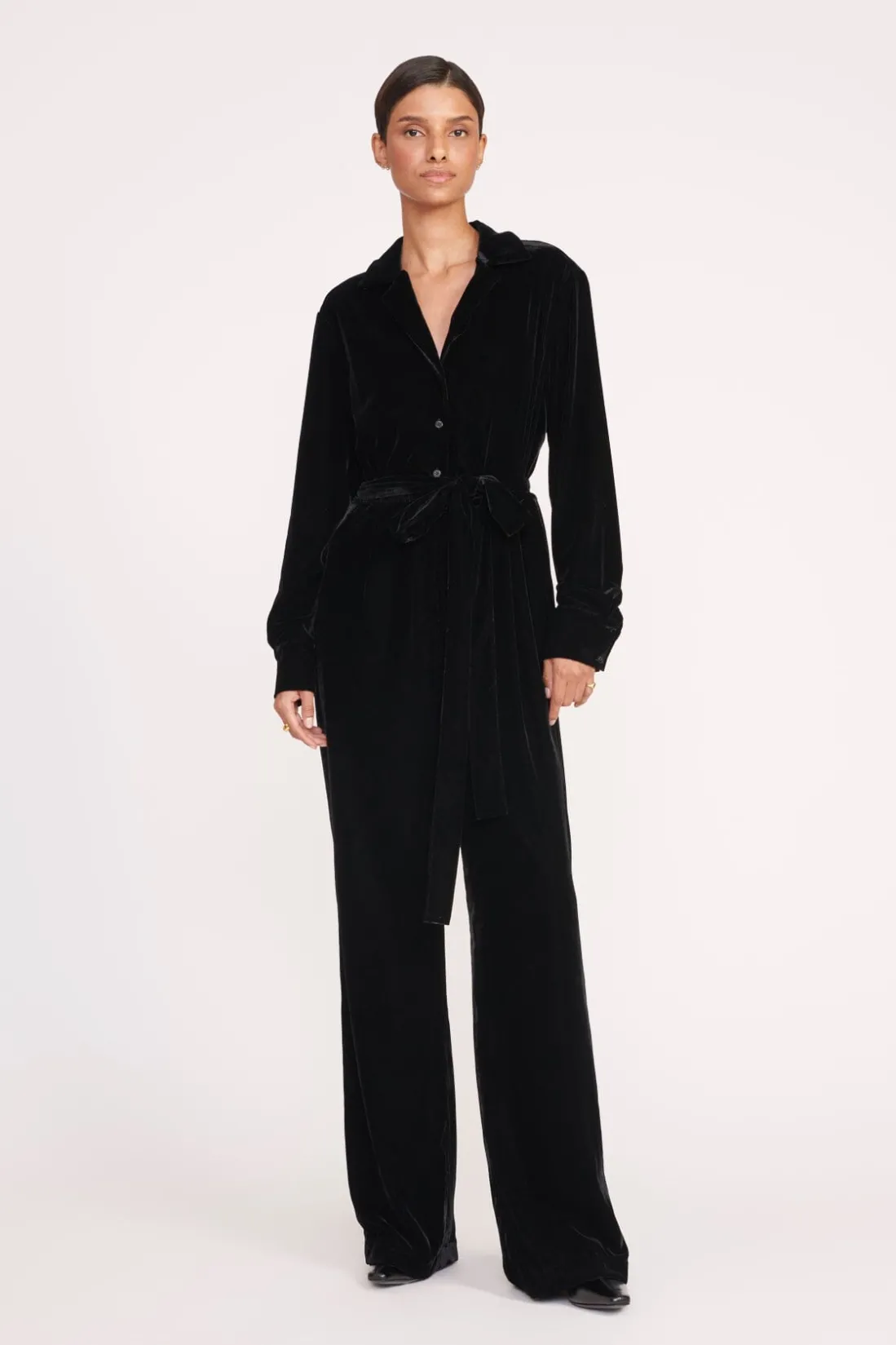 STAUD ELIJAH JUMPSUIT BLACK New