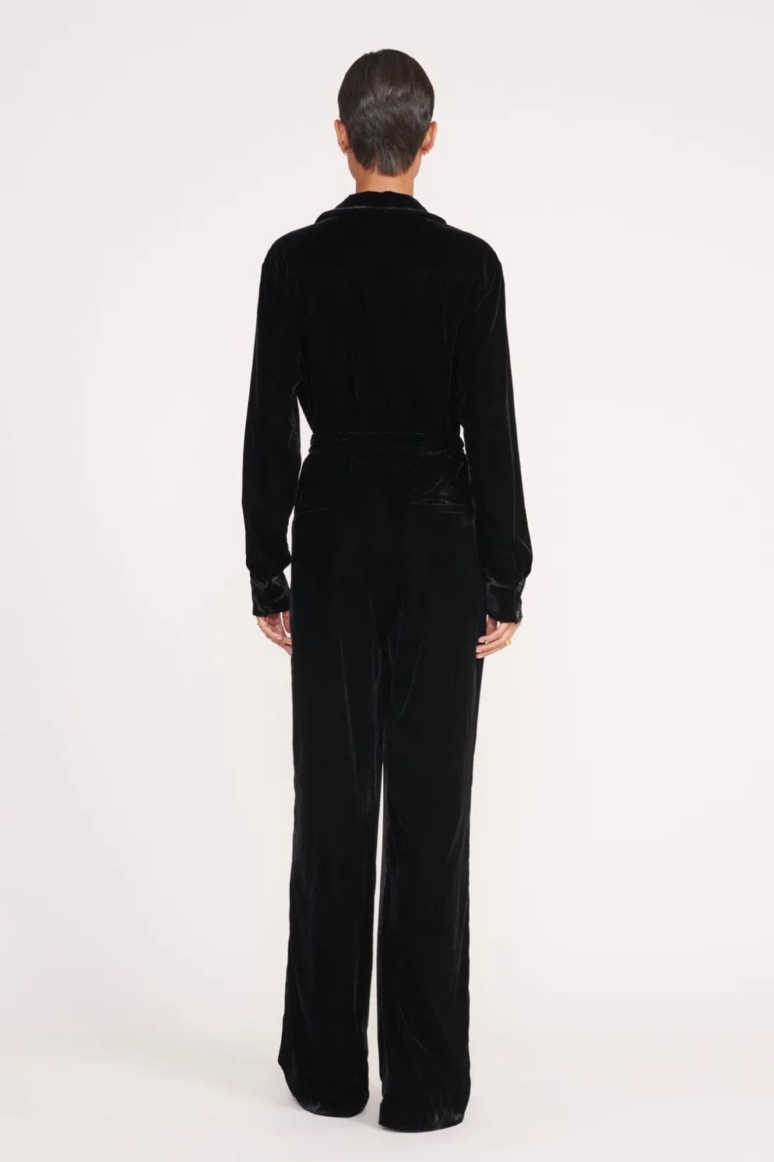 STAUD ELIJAH JUMPSUIT BLACK New