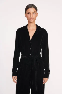 STAUD ELIJAH JUMPSUIT BLACK New