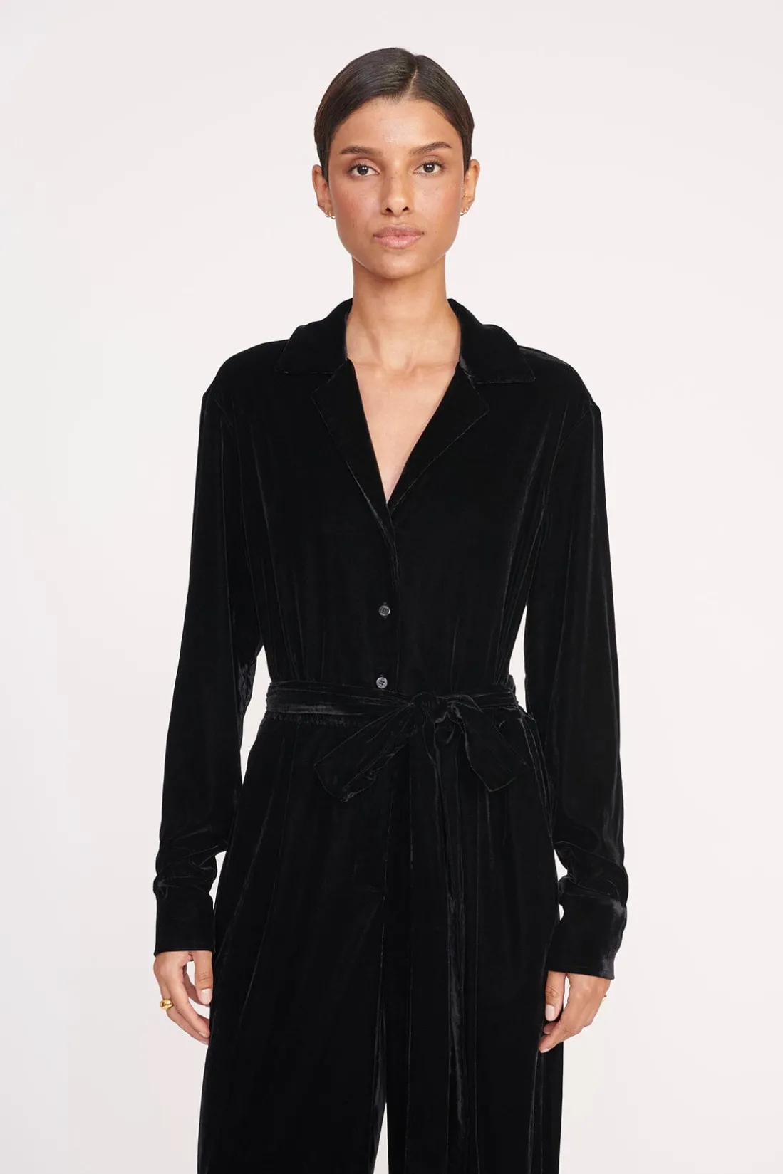 STAUD ELIJAH JUMPSUIT BLACK New