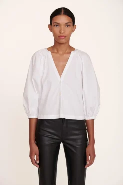 STAUD ELLIOT PANT VEGAN LEATHER BLACK Discount